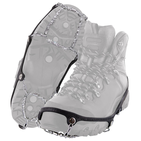 Yaktrax Diamond Grip Unisex Rubber/Steel Snow and Ice Traction Black W 10.5+/M 9.5-12.5 Waterproof 1 08532 - main